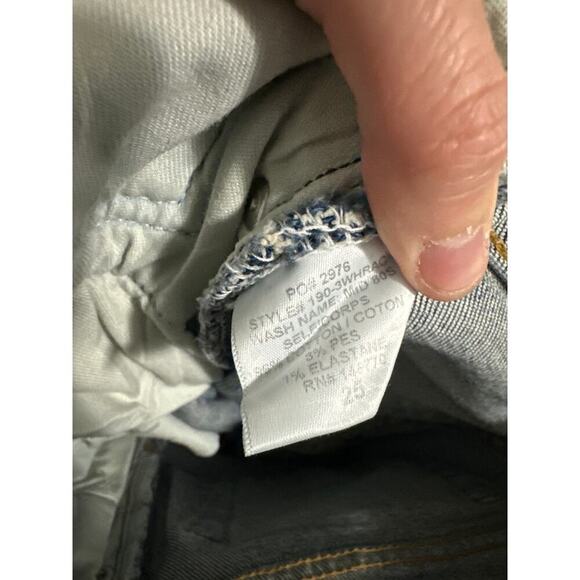 RE/DONE button fly blue denim little flaw size 25 Made in USA - Picture 8 of 8